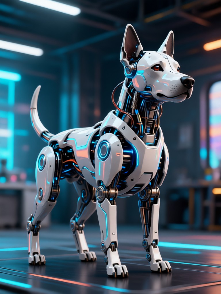 Dog dressed in formal human clothing