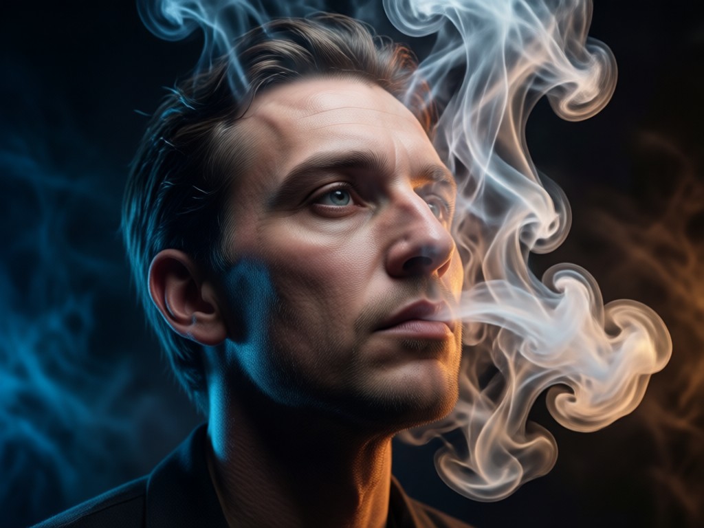 Customizing smoke density and color in the app