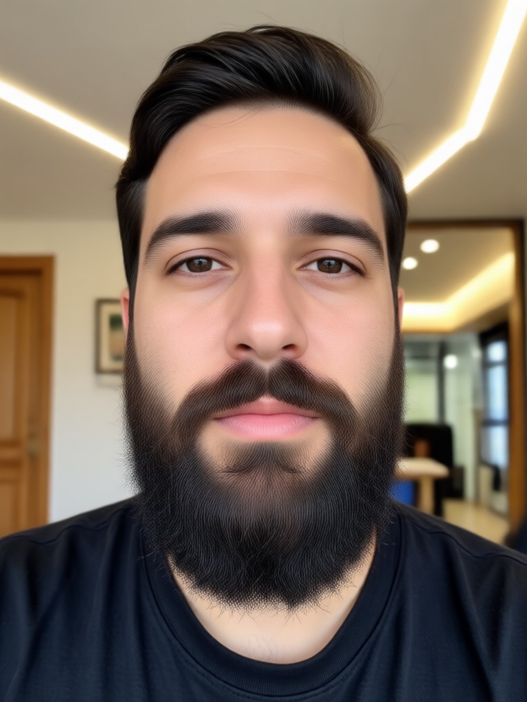 Transformation to a sophisticated handlebar mustache