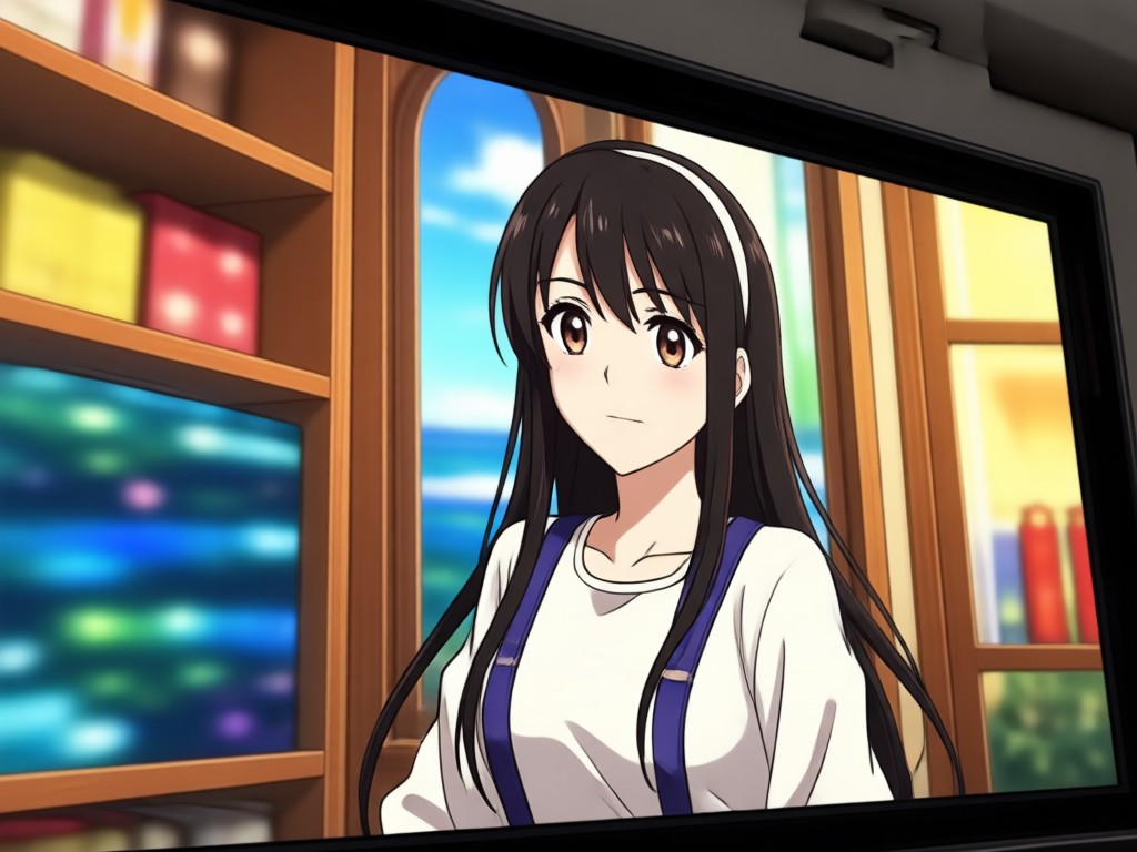 authentische Anime-Ästhetik-Funktionen