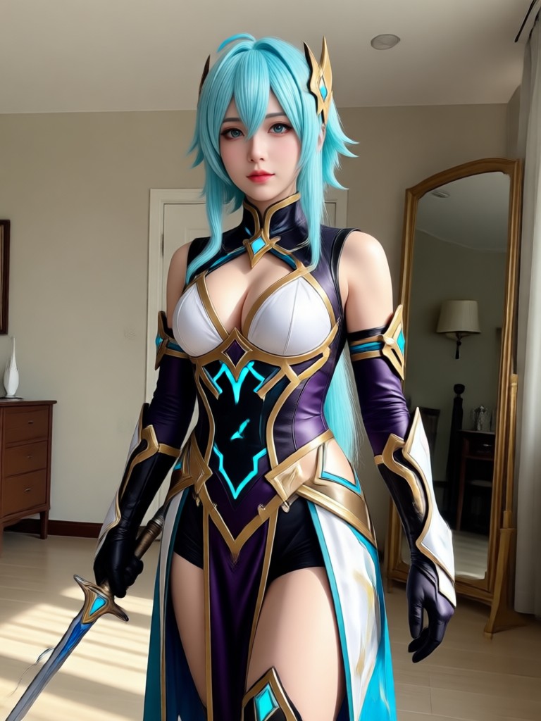 Contoh AI cosplay nsfw