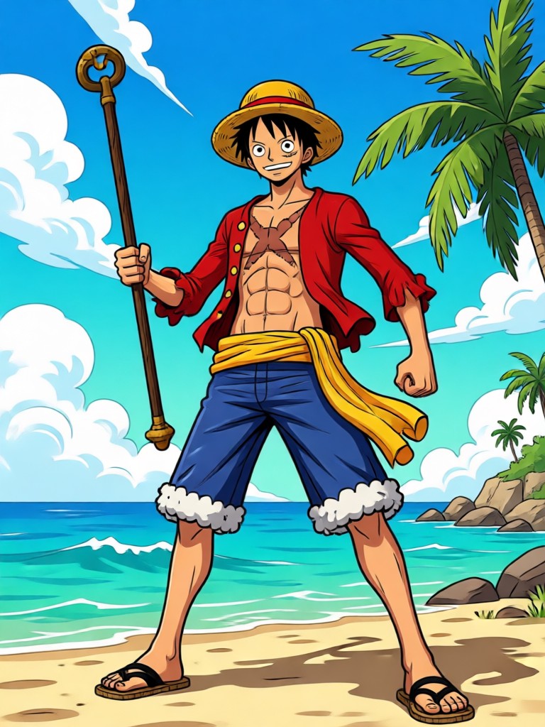 Cyborg Charakter One Piece Stil