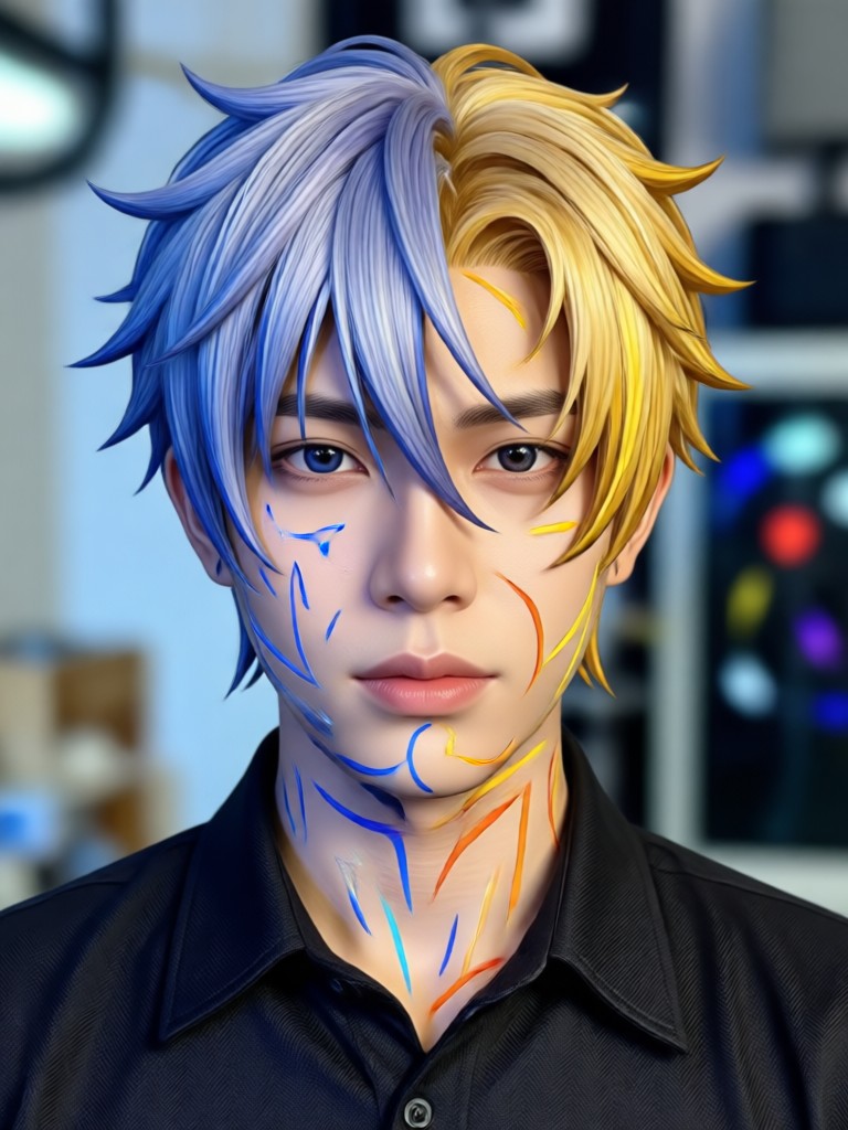 realistic free gender swap filter output