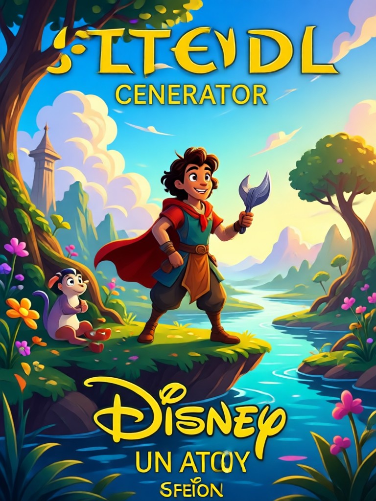 Póster de Aventura Pixar Moderno