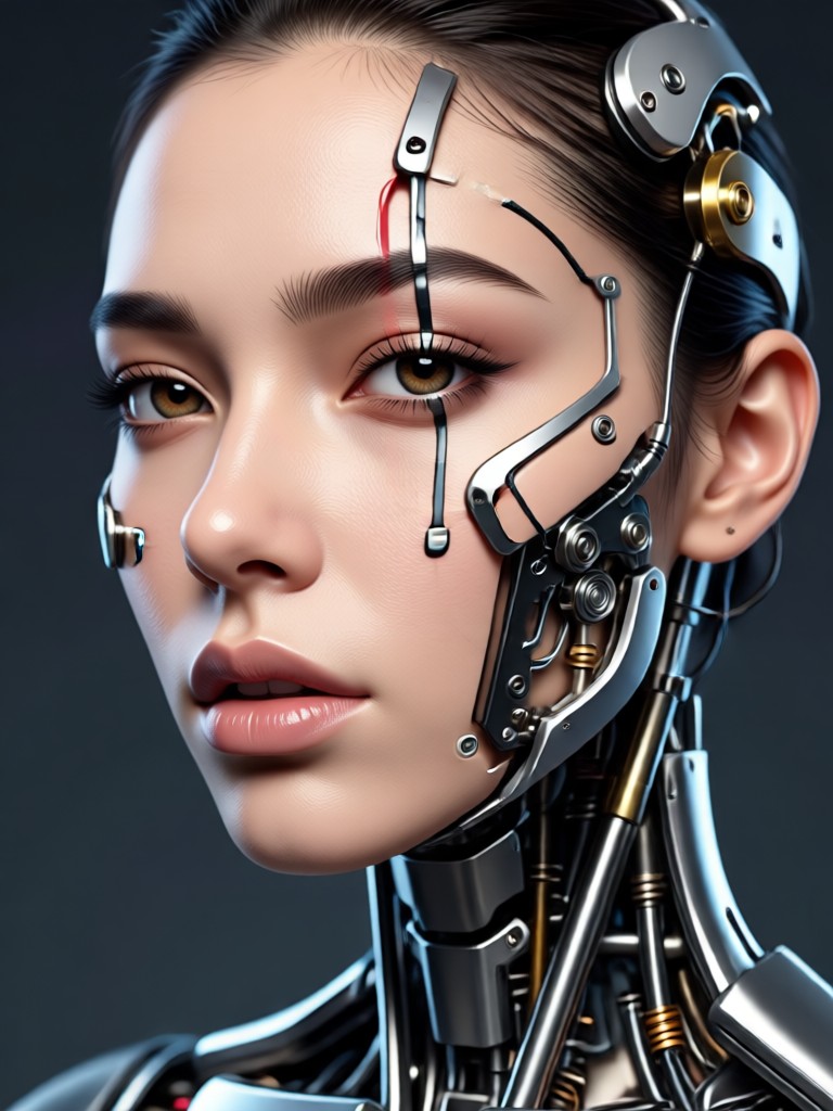 Modern fashion model AI generation
