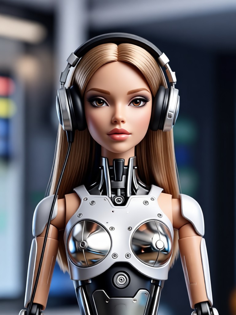 Avatar de muñeca Bratz con moda cyberpunk