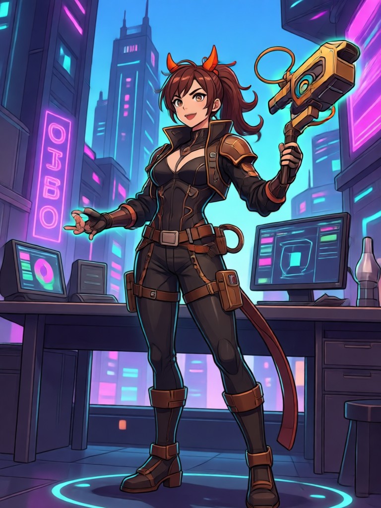 Mode Jalanan Anime Cyberpunk