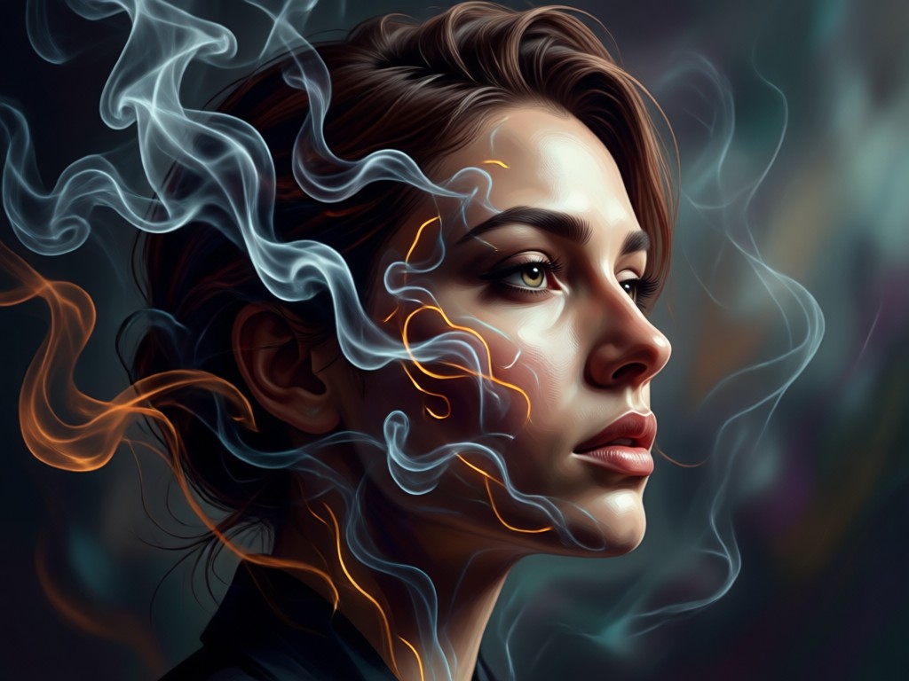 Teilen Sie Ihre Cinematic Smoke Portrait Generator