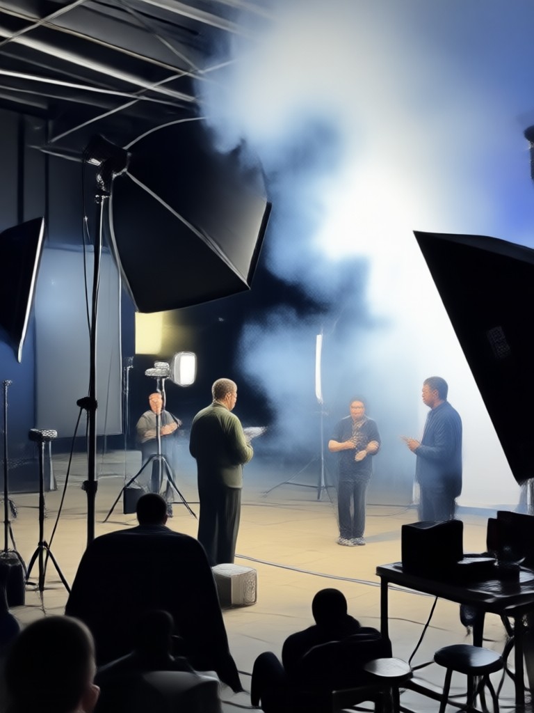 wispy studio smoke on profile picture