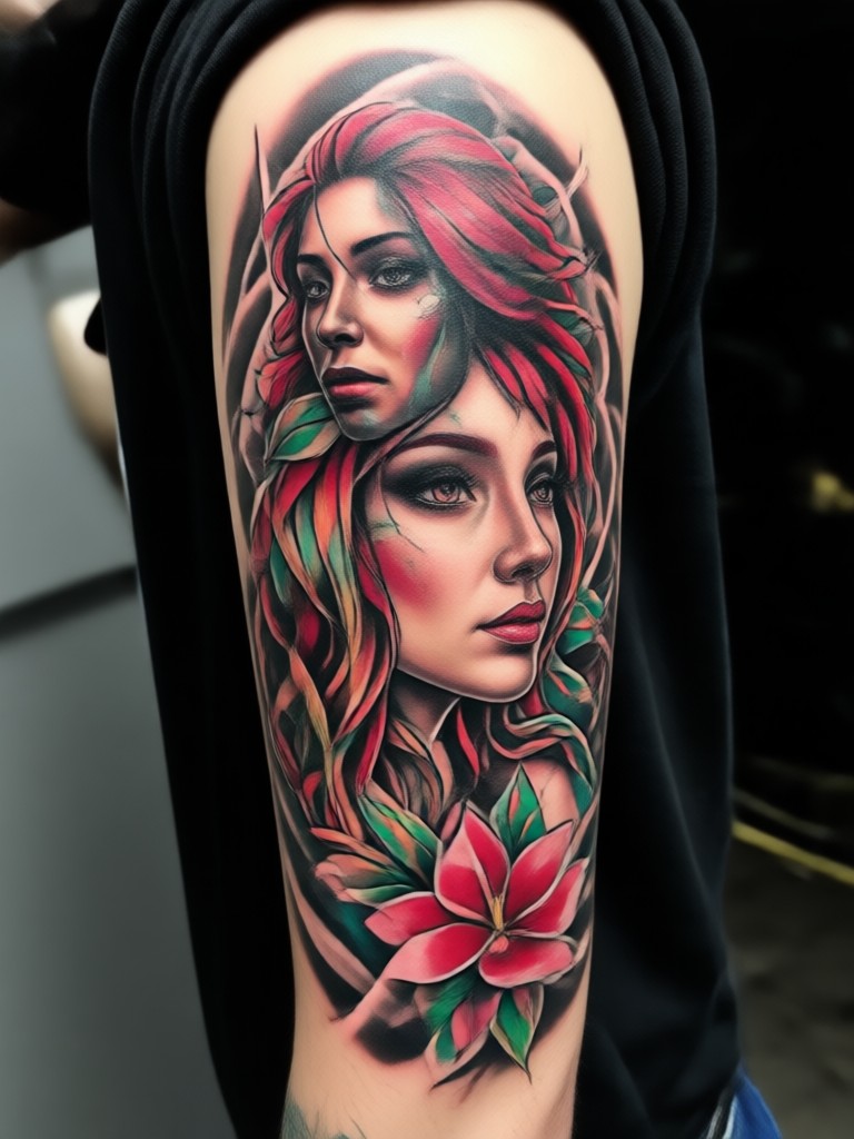 Tampilan Back Tattoo Preview Generator oleh viyo