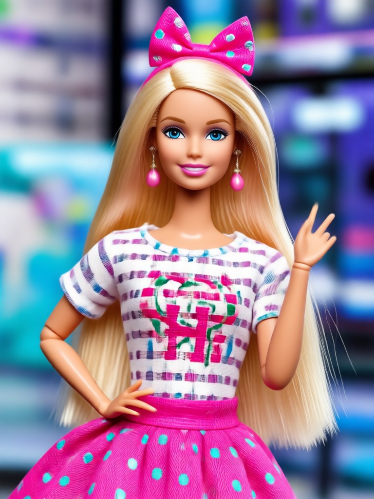 Transformasi AI Barbie Superhero