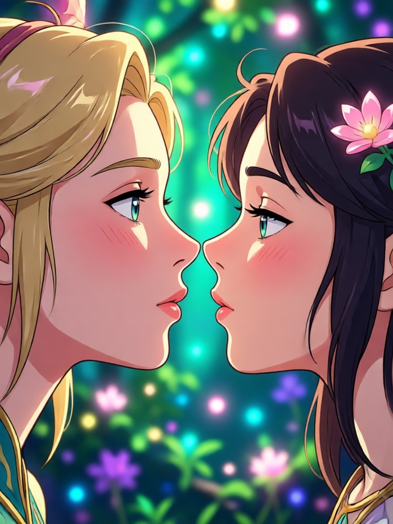 Dragon shapeshifter kiss moment