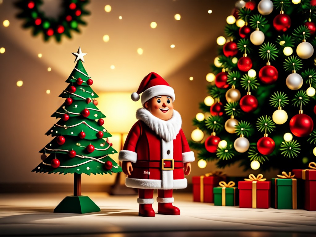 Custom AI generated Christmas card examples