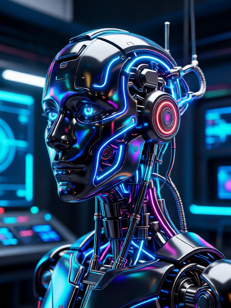 Steampunk inventor AI character