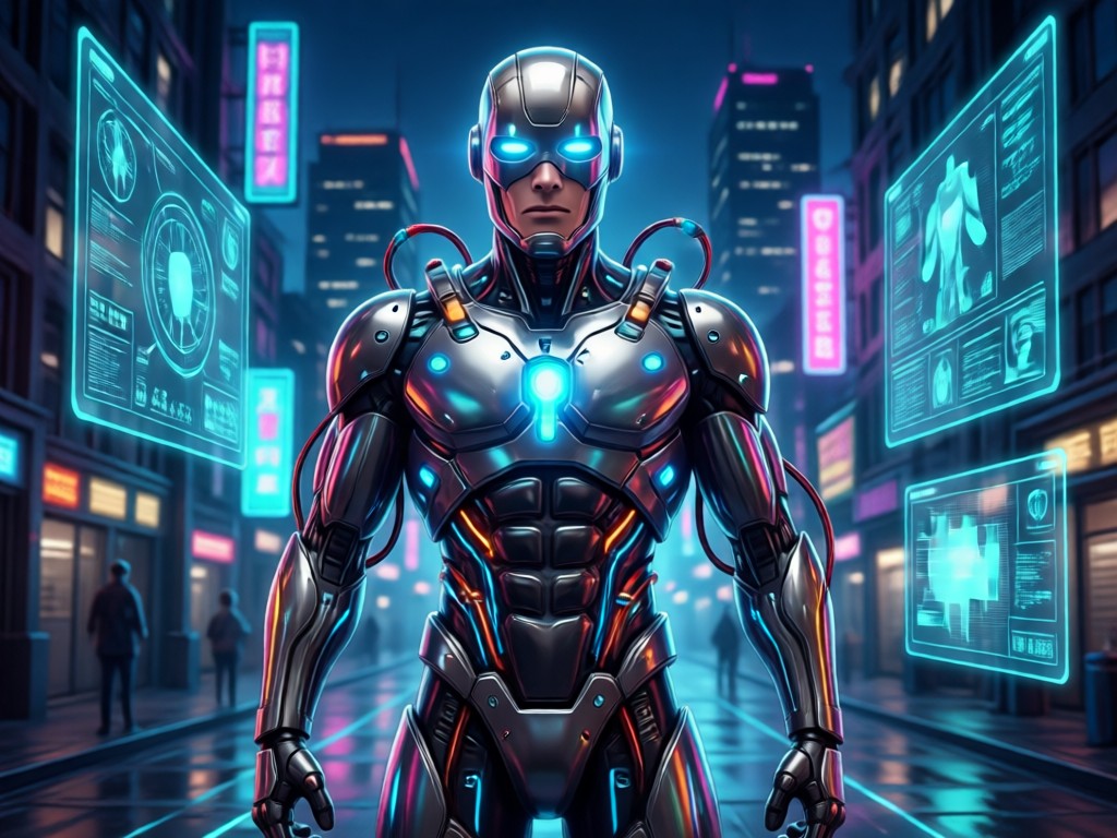 Traditional art vs AI action hero creation comparison