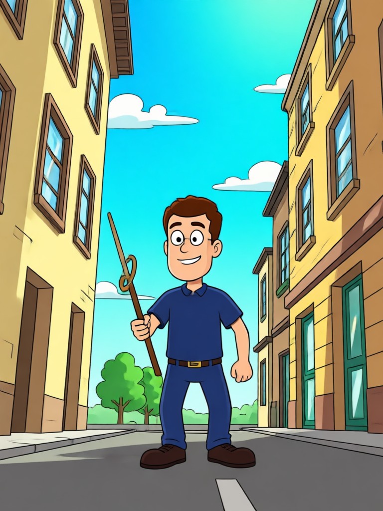 Free AI cartoon video generator result