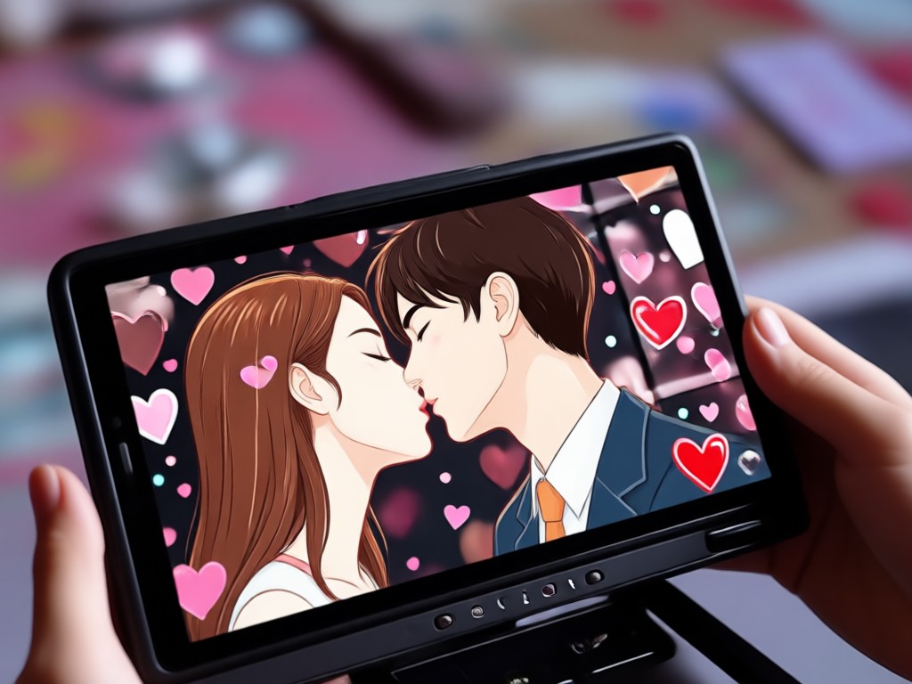 Feature showing personalized Valentine video message