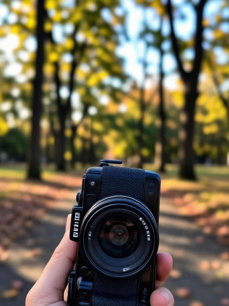Nature portrait with bokeh background
