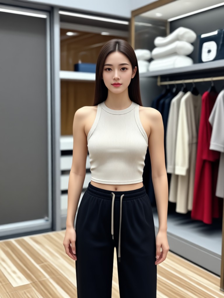 청바지와 티셔츠 가상 입어보기