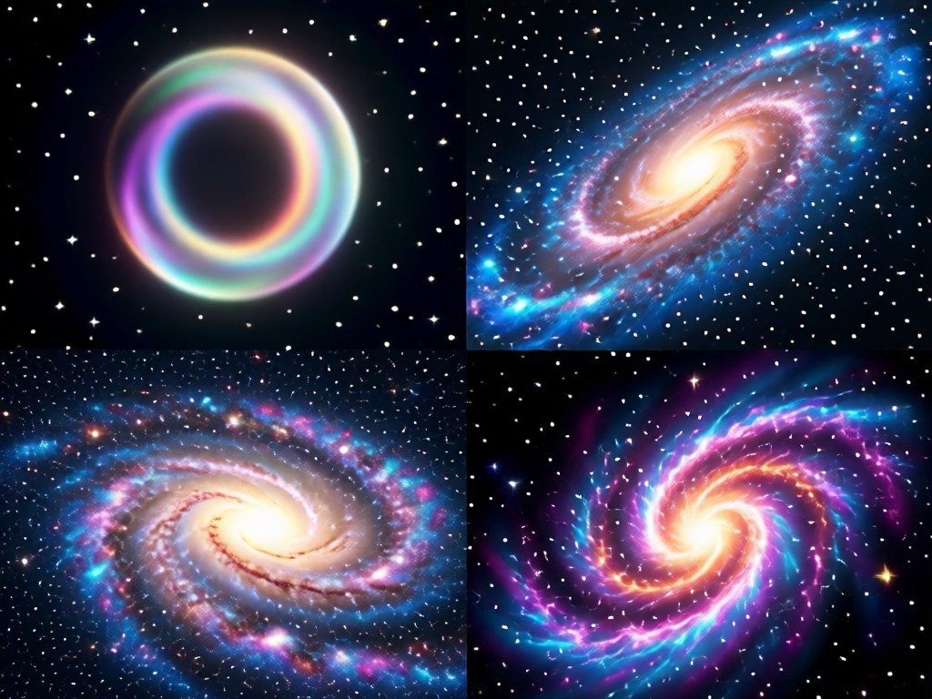 Storytelling grid showing progression of a character from day to night