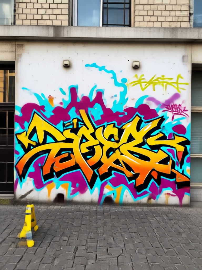 AI Graffiti Sticker Maker in Action
