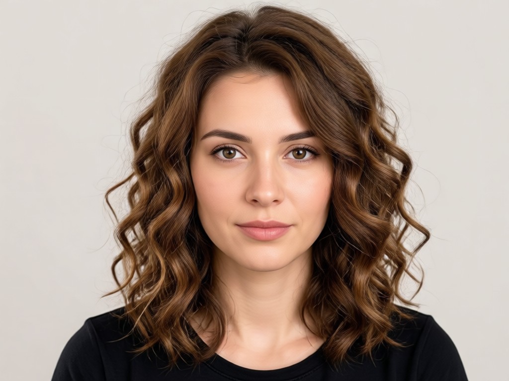Realistic AI hair color preview on user photo
