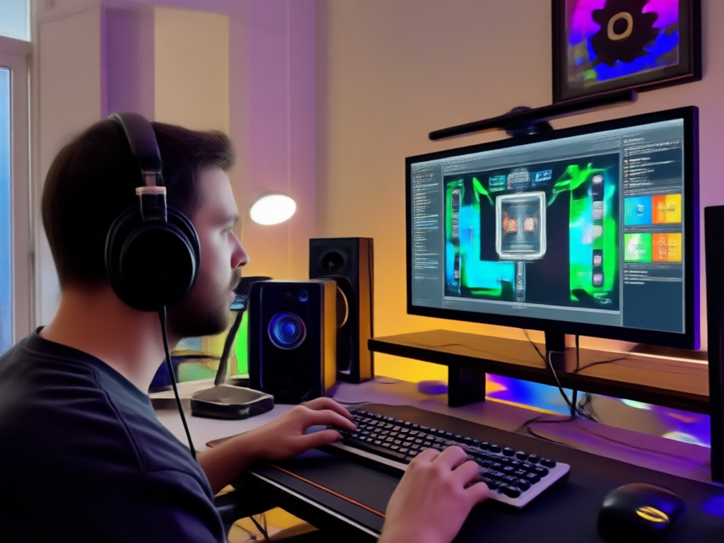 AI mixing different ASMR sound layers together
