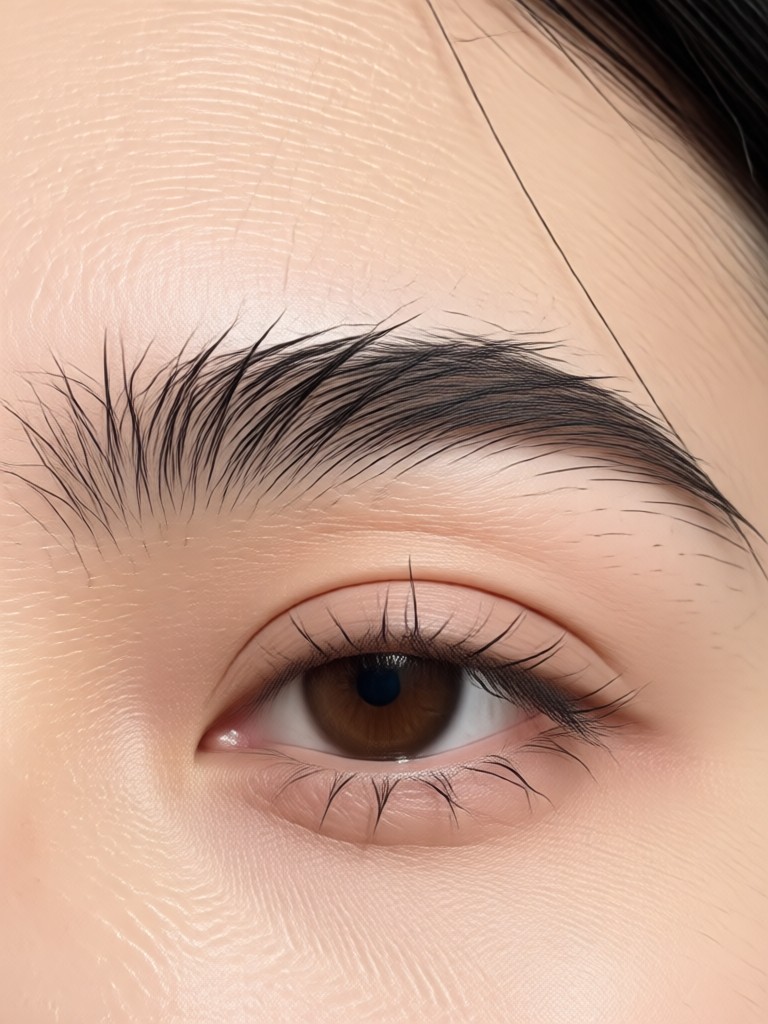 Subtle, everyday brow enhancement example