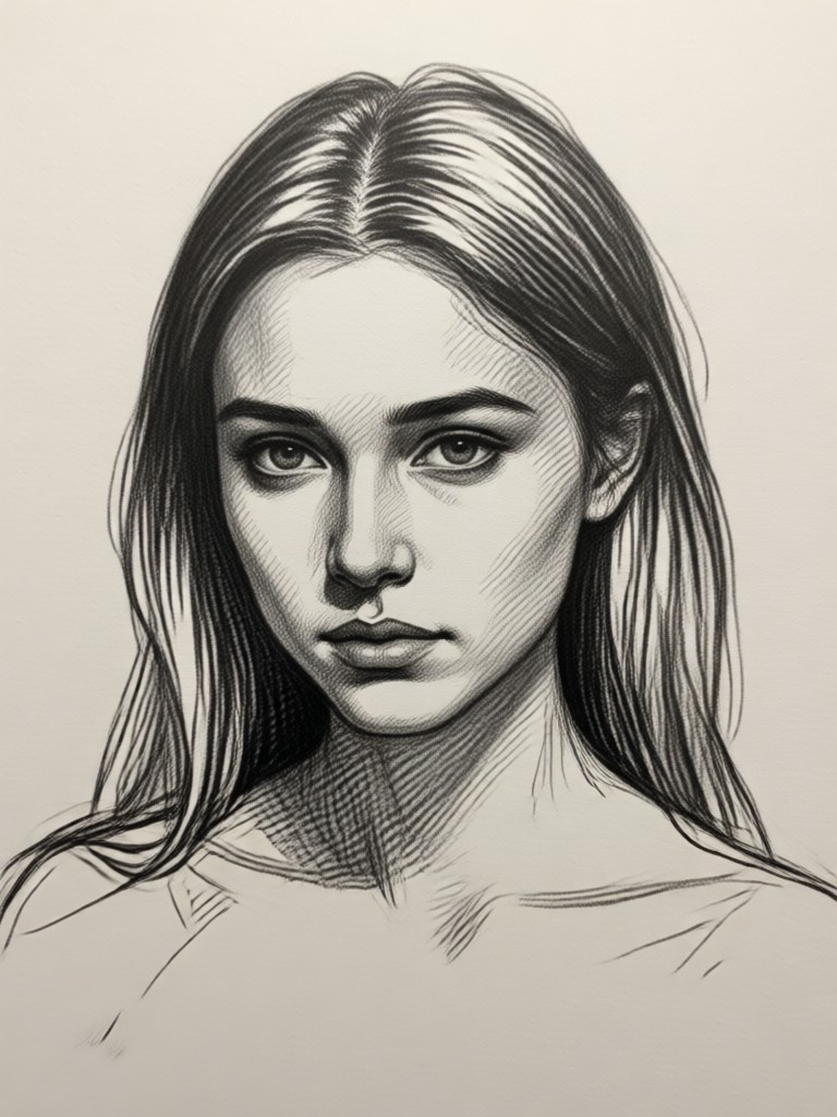 Foto de comida convertida en ilustración en boceto