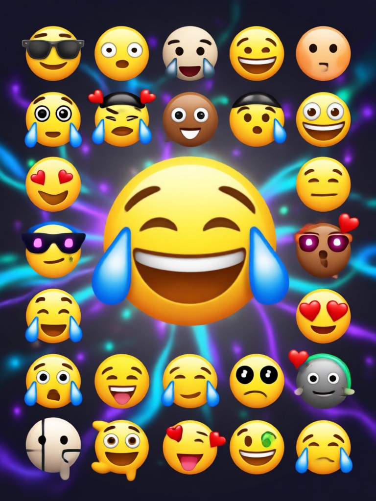 Sleepy cute emoji with nightcap