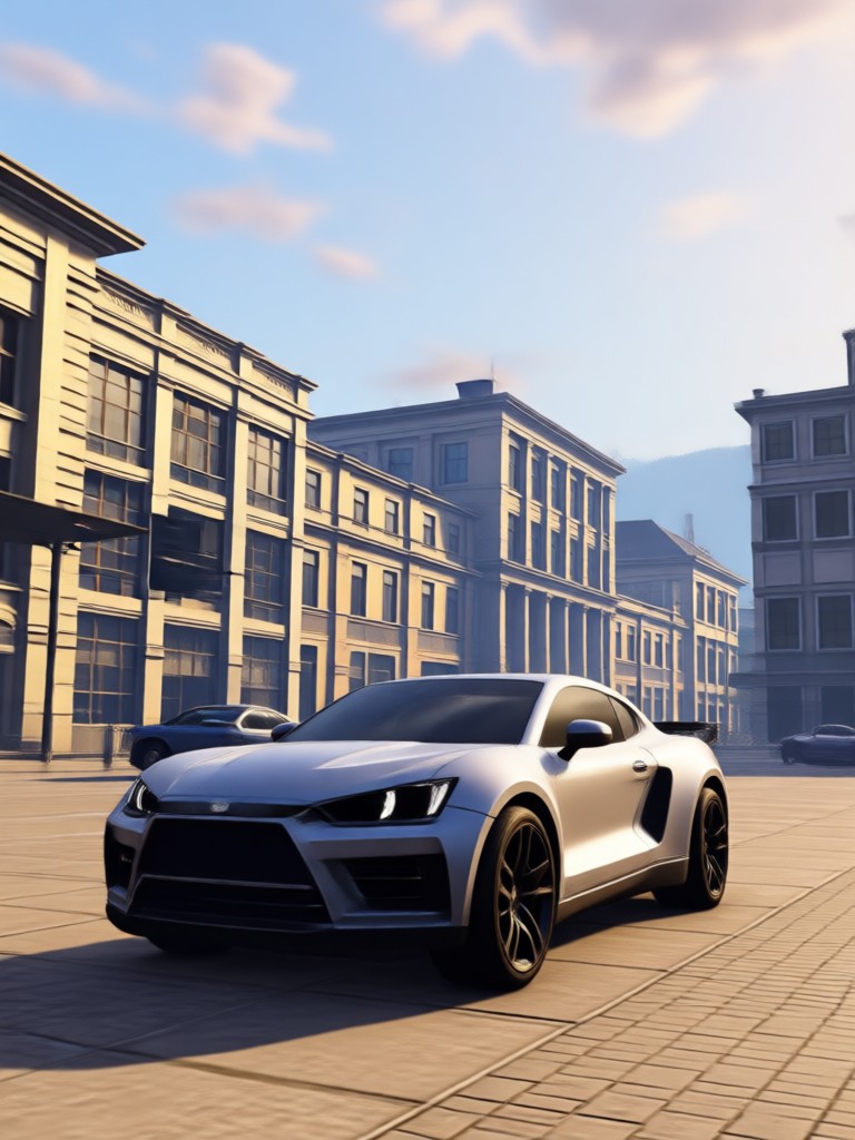 Gangster-Style KI-GTA-Porträt