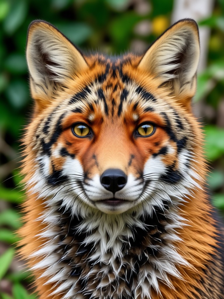 Varios intercambios de rostros animales mostrados en un collage