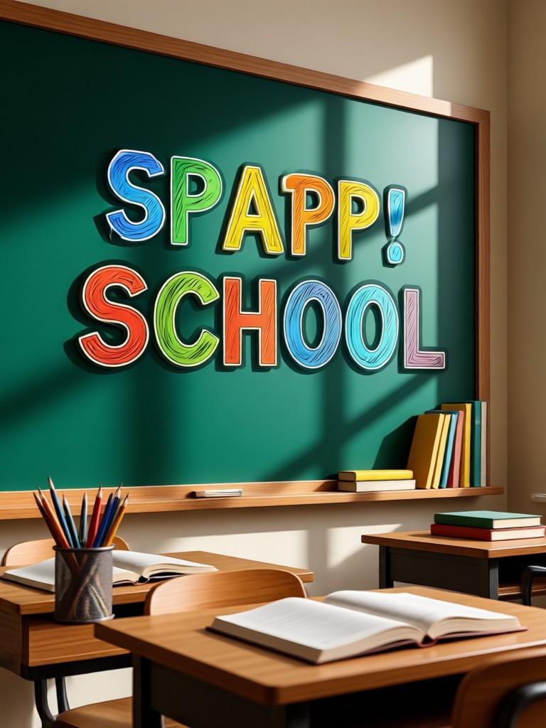 Fun group photo with school mascot AI effect