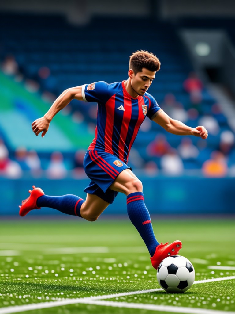 Anime Football Player Style