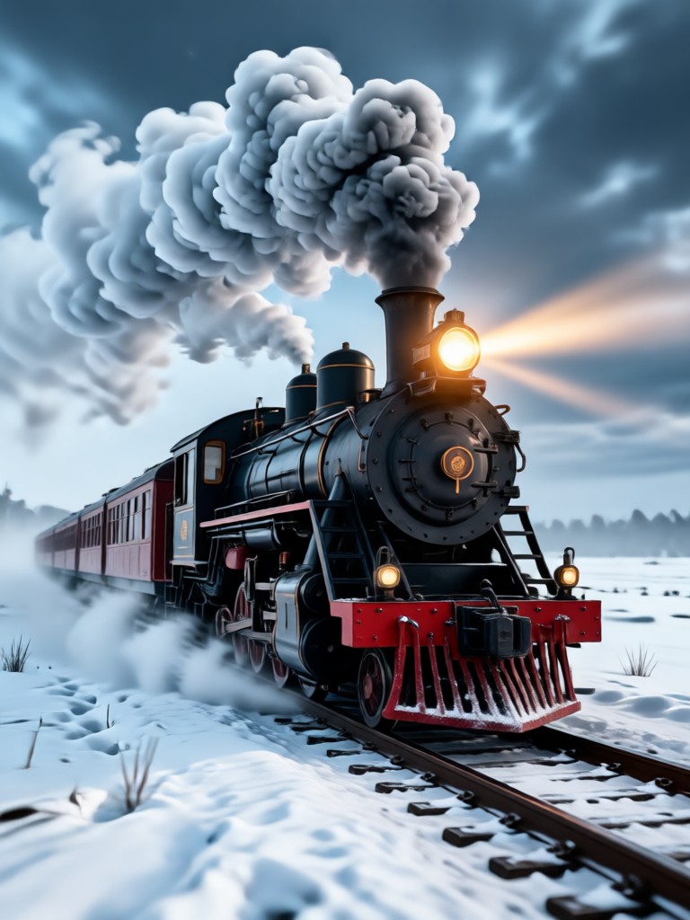 Fun and festive Polar Express filter for social media