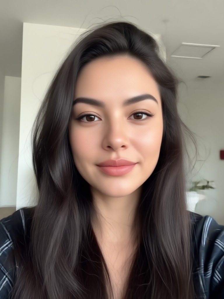 AI selfie generator result with singer