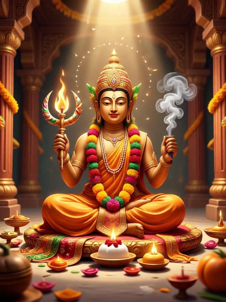 यथार्थवादी लाइटिंग के साथ शिव सर्प फोटो एडिटर आउटपुट