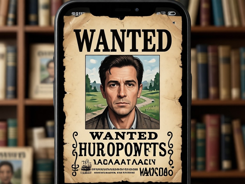 AI style transfer for wanted posters