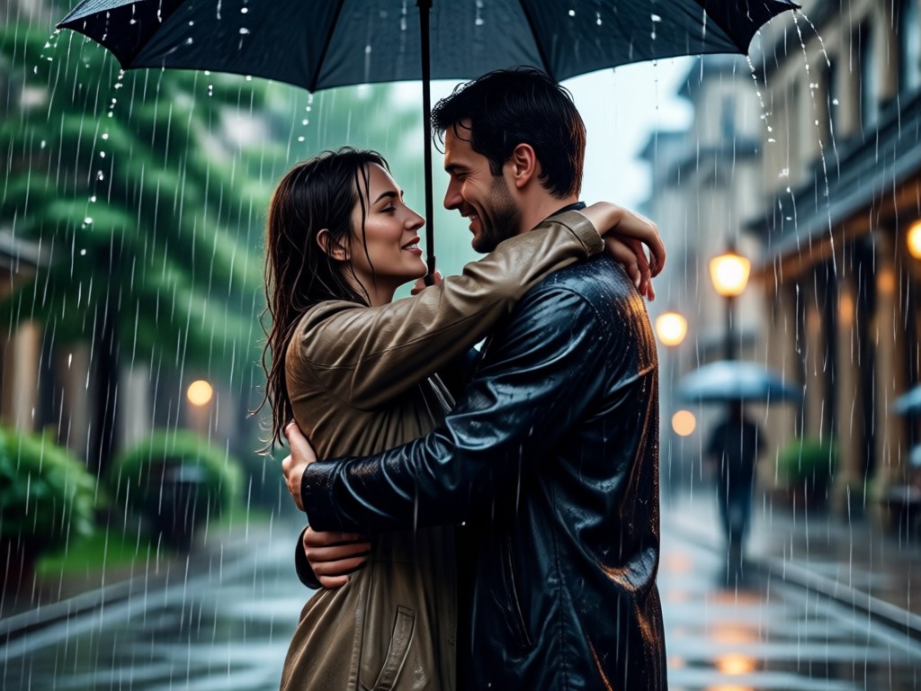 Natural embrace motion and animation