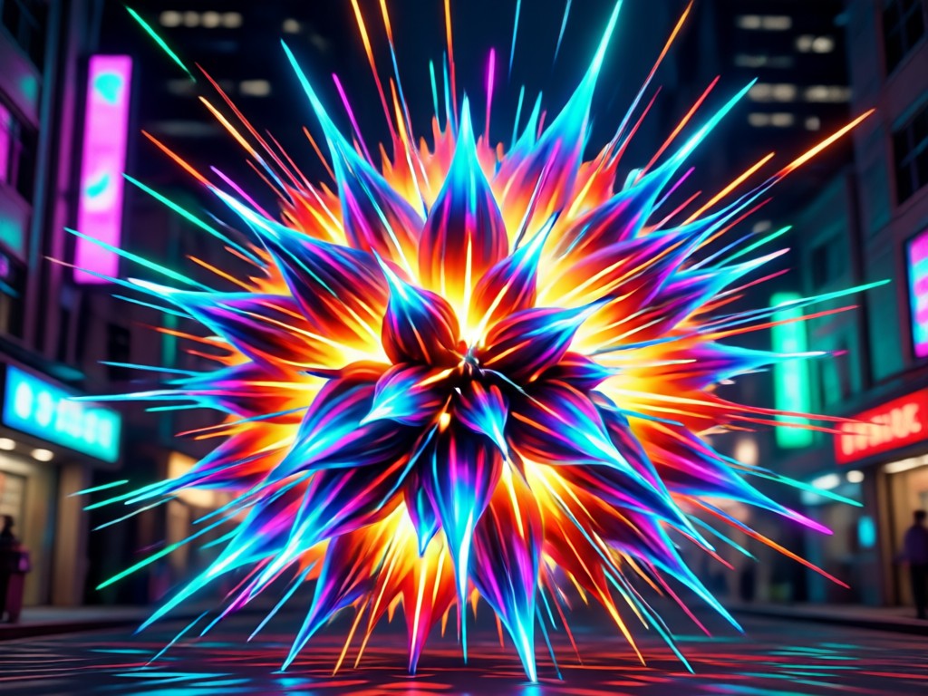 KI-Partikelphysik-Explosionseffekt