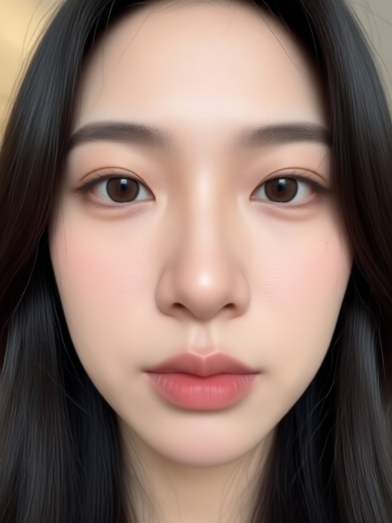 Filtro criativo de vídeo com olhos estilo anime