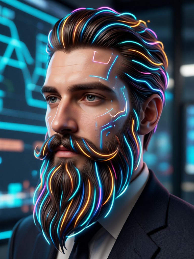 Side by side comparison of different beard filters
