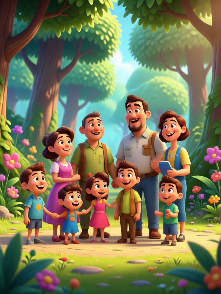 Child photo turned into adorable Pixar animated character
