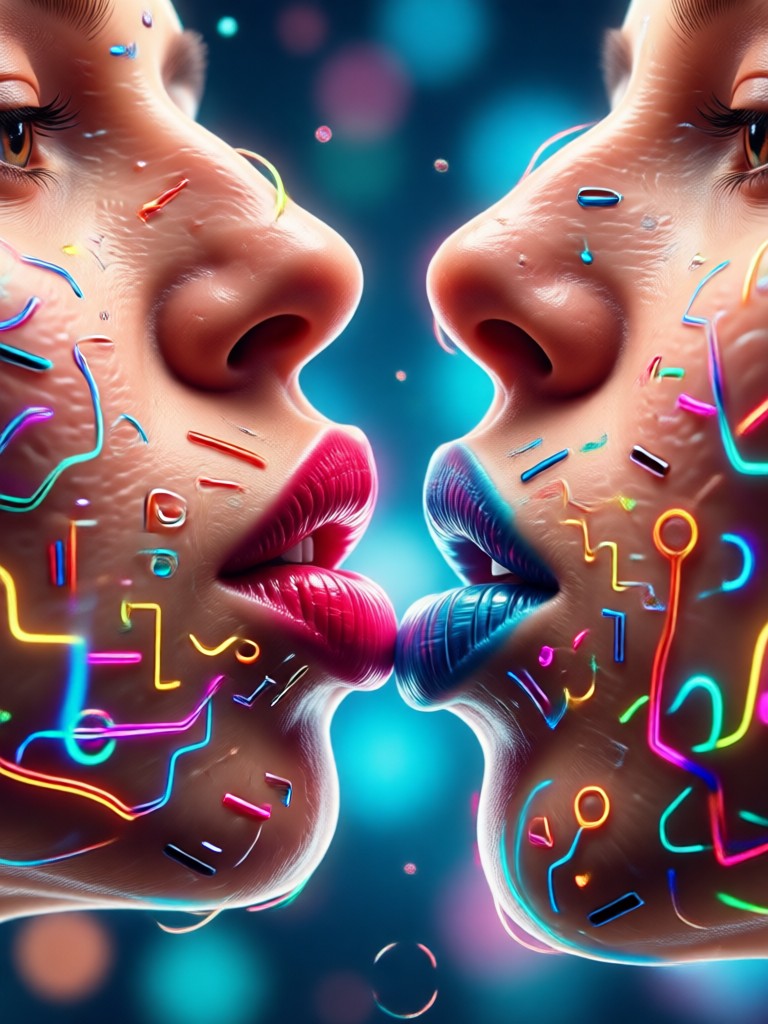 Realistic AI kiss video focusing on emotion