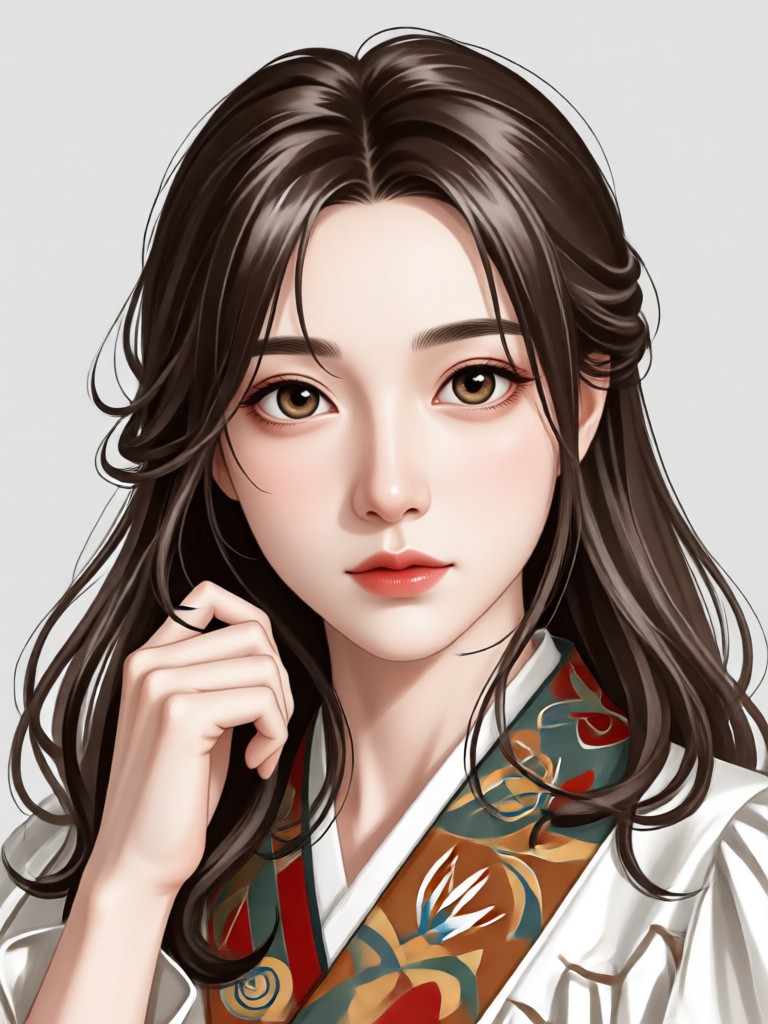 Gaming streamer avatar with dynamic pose
