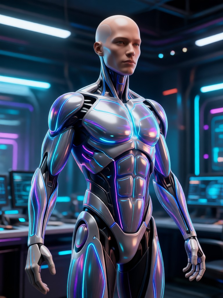 AI person generator creating a new digital avatar