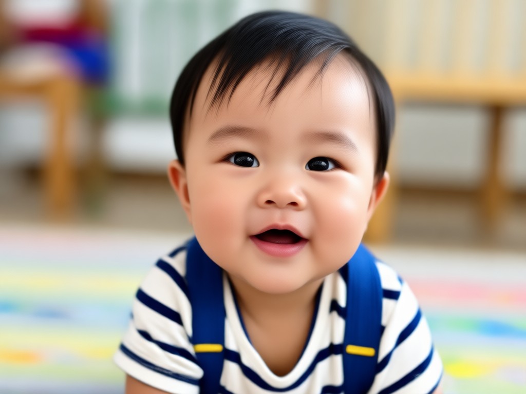 Proses transformasi wajah bayi AI