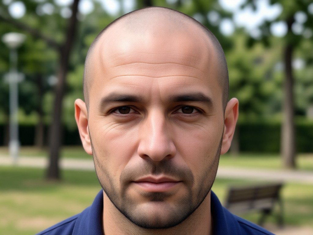 Simple three step process for AI bald filter
