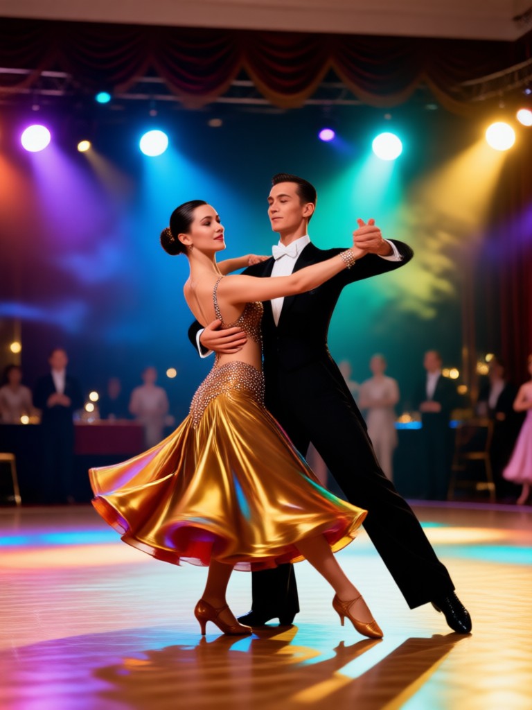 Romantic Waltz Couple Dance