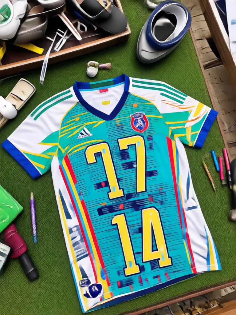 Japan samurai blue jersey design